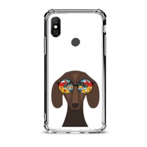 Glass dog θήκη διάφανη & σχέδιο  d1024 γιά Xiaomi Redmi Note 6 Pro