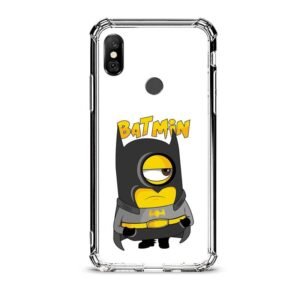 Batmin θήκη διάφανη & σχέδιο  d1032 γιά Xiaomi Redmi Note 6 Pro