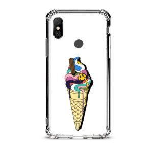 Ice cream θήκη διάφανη & σχέδιο  d1042 γιά Xiaomi Redmi Note 6 Pro