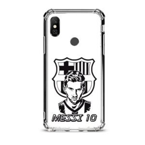 Messi Barcelona θήκη διάφανη & σχέδιο  d1043 γιά Xiaomi Redmi Note 6 Pro