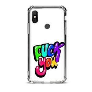 F*ck you θήκη διάφανη & σχέδιο  d1055 γιά Xiaomi Redmi Note 6 Pro