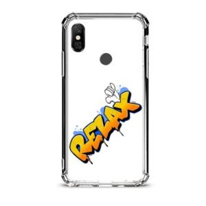 Relax θήκη διάφανη & σχέδιο  d1058 γιά Xiaomi Redmi Note 6 Pro