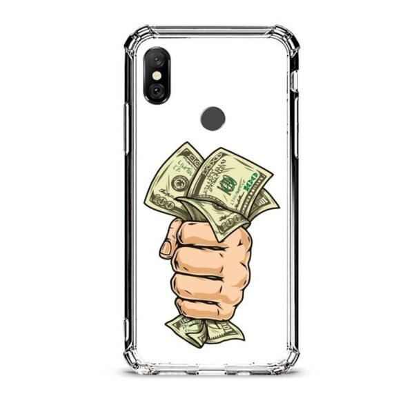 Money θήκη διάφανη & σχέδιο  d1060 γιά Xiaomi Redmi Note 6 Pro