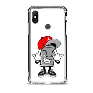 Swag can θήκη διάφανη & σχέδιο  d1062 γιά Xiaomi Redmi Note 6 Pro