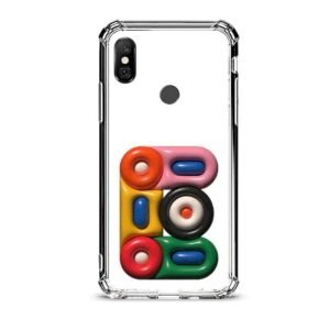 3d shapes θήκη διάφανη & σχέδιο  d1064 γιά Xiaomi Redmi Note 6 Pro