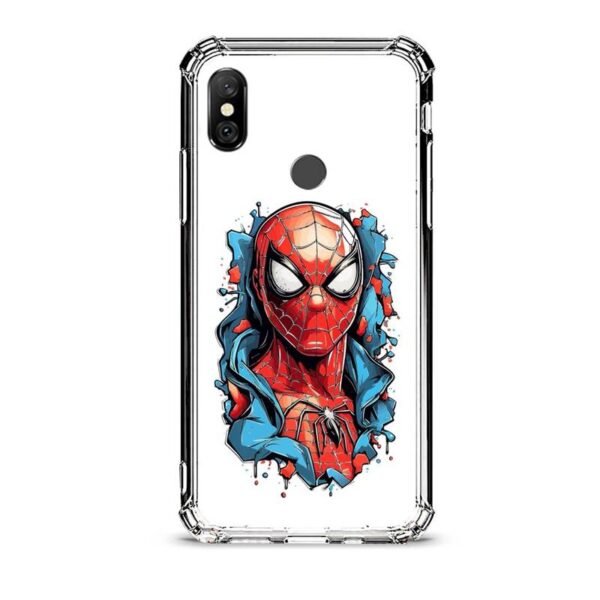 Spiderman θήκη διάφανη & σχέδιο  d1065 γιά Xiaomi Redmi Note 6 Pro