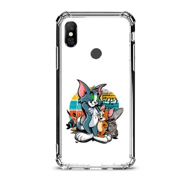 Tom & Jerry θήκη διάφανη & σχέδιο  d1066 γιά Xiaomi Redmi Note 6 Pro