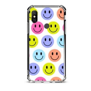Smiley faces θήκη διάφανη & σχέδιο  d1088 γιά Xiaomi Redmi Note 6 Pro