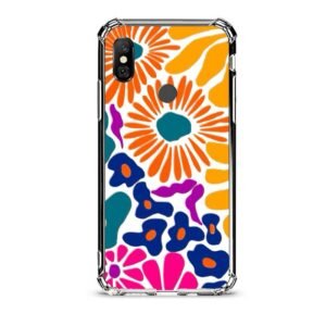 Floral θήκη διάφανη & σχέδιο  d1092 γιά Xiaomi Redmi Note 6 Pro