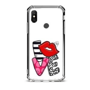 Love θήκη διάφανη & σχέδιο  d1097 γιά Xiaomi Redmi Note 6 Pro