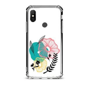 Flowers θήκη διάφανη & σχέδιο  d1098 γιά Xiaomi Redmi Note 6 Pro