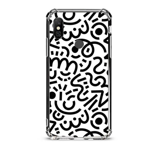 Abstract pattern θήκη διάφανη & σχέδιο  d1101 γιά Xiaomi Redmi Note 6 Pro