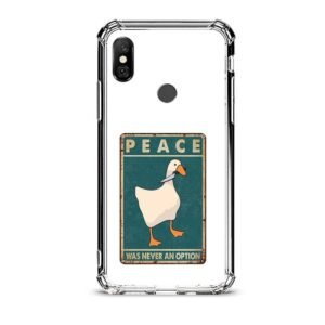 No piece duck θήκη διάφανη & σχέδιο  d1107 γιά Xiaomi Redmi Note 6 Pro