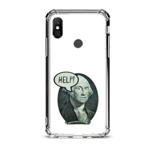 Washington help θήκη διάφανη & σχέδιο  d1112 γιά Xiaomi Redmi Note 6 Pro