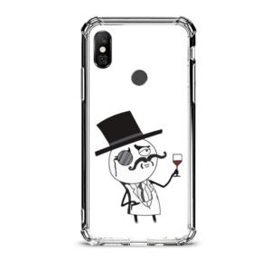 Meme figure θήκη διάφανη & σχέδιο  d1114 γιά Xiaomi Redmi Note 6 Pro