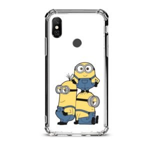 Minions θήκη διάφανη & σχέδιο  d1125 γιά Xiaomi Redmi Note 6 Pro