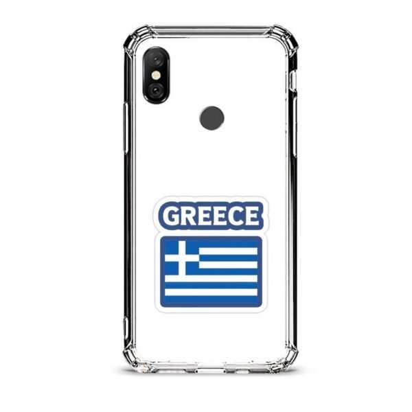 Greece θήκη διάφανη & σχέδιο  d1126 γιά Xiaomi Redmi Note 6 Pro