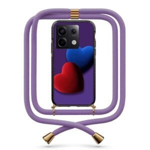 Double heart θήκη με κορδόνι & σχέδιο 9850 για Redmi Note 13 Pro 5G