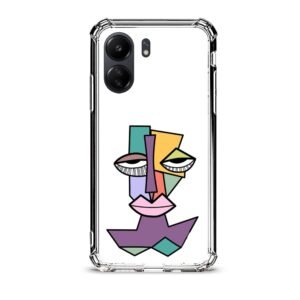 Shape face θήκη διάφανη & σχέδιο  d1026 γιά Xiaomi Redmi 13C 4G