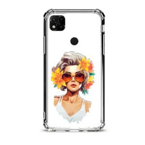 Flower girl θήκη διάφανη & σχέδιο  d1018 γιά Xiaomi Redmi 10A