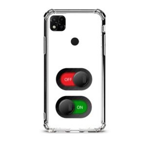 On off switch θήκη διάφανη & σχέδιο  d1082 γιά Xiaomi Redmi 10A