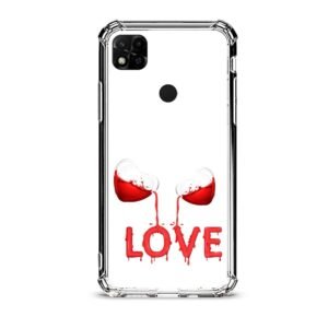 Liquid love θήκη διάφανη & σχέδιο  d1110 γιά Xiaomi Redmi 10A