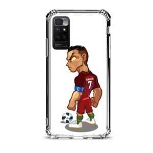 Cristiano Ronaldo θήκη διάφανη & σχέδιο  d1001 γιά Xiaomi Redmi 10