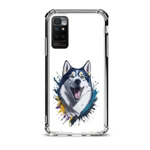 Wolf θήκη διάφανη & σχέδιο  d1021 γιά Xiaomi Redmi 10
