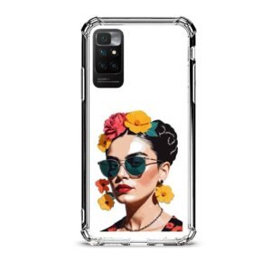 Flower woman θήκη διάφανη & σχέδιο  d1044 γιά Xiaomi Redmi 10