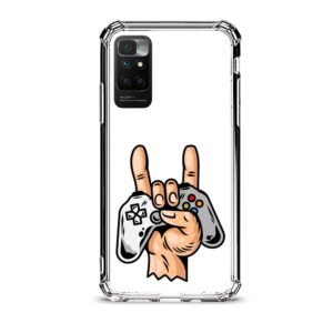 Video game life θήκη διάφανη & σχέδιο  d1052 γιά Xiaomi Redmi 10