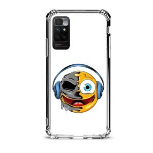 Smiley music θήκη διάφανη & σχέδιο  d1061 γιά Xiaomi Redmi 10