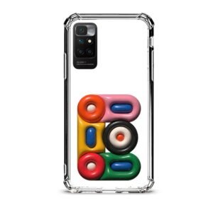 3d shapes θήκη διάφανη & σχέδιο  d1064 γιά Xiaomi Redmi 10