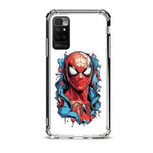 Spiderman θήκη διάφανη & σχέδιο  d1065 γιά Xiaomi Redmi 10