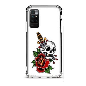 Sword skull θήκη διάφανη & σχέδιο  d1068 γιά Xiaomi Redmi 10