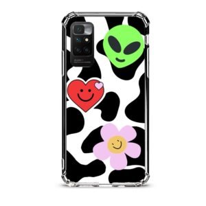 Smiley faces θήκη διάφανη & σχέδιο  d1073 γιά Xiaomi Redmi 10