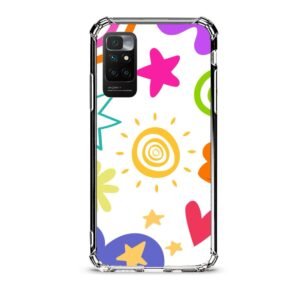 Sun shapes θήκη διάφανη & σχέδιο  d1084 γιά Xiaomi Redmi 10