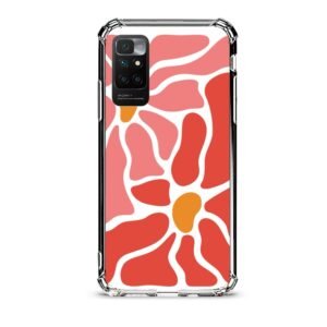Flowers θήκη διάφανη & σχέδιο  d1087 γιά Xiaomi Redmi 10