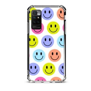 Smiley faces θήκη διάφανη & σχέδιο  d1088 γιά Xiaomi Redmi 10