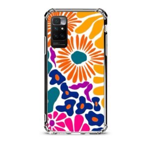 Floral θήκη διάφανη & σχέδιο  d1092 γιά Xiaomi Redmi 10