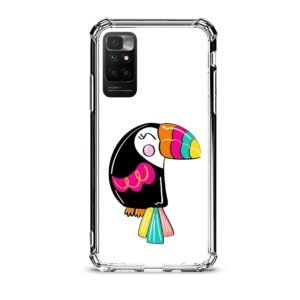 Colorful bird θήκη διάφανη & σχέδιο  d1093 γιά Xiaomi Redmi 10
