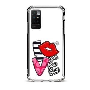 Love θήκη διάφανη & σχέδιο  d1097 γιά Xiaomi Redmi 10