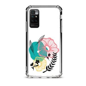 Flowers θήκη διάφανη & σχέδιο  d1098 γιά Xiaomi Redmi 10