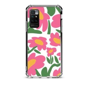 Floral θήκη διάφανη & σχέδιο  d1100 γιά Xiaomi Redmi 10