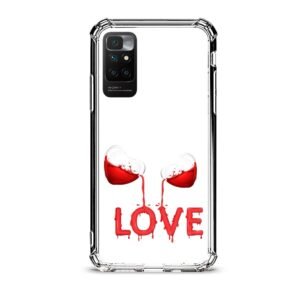 Liquid love θήκη διάφανη & σχέδιο  d1110 γιά Xiaomi Redmi 10