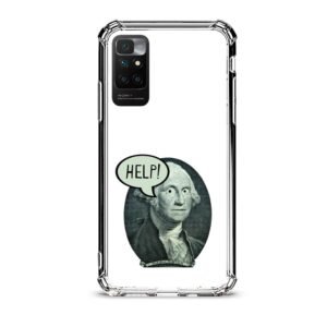 Washington help θήκη διάφανη & σχέδιο  d1112 γιά Xiaomi Redmi 10