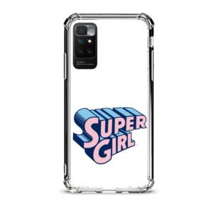 Super girl θήκη διάφανη & σχέδιο  d1115 γιά Xiaomi Redmi 10