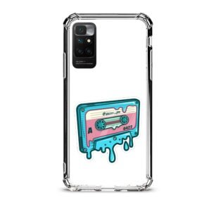 Vintage cassette θήκη διάφανη & σχέδιο  d1122 γιά Xiaomi Redmi 10