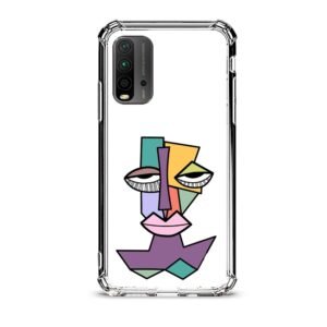 Shape face θήκη διάφανη & σχέδιο  d1026 γιά Xiaomi Redmi 9T