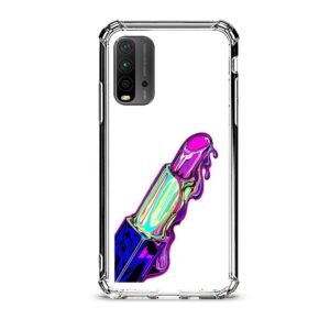 Lipstick θήκη διάφανη & σχέδιο  d1059 γιά Xiaomi Redmi 9T