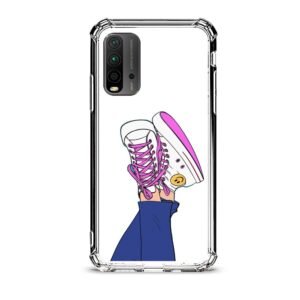Girl shoes θήκη διάφανη & σχέδιο  d1074 γιά Xiaomi Redmi 9T